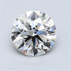 Picture of Natural Diamond 1.20 Carats, Round with Excellent Cut, H Color, SI2 Clarity and Certified by GIA