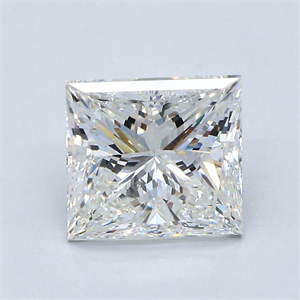 Picture of Natural Diamond 2.50 Carats, Princess with  Cut, H Color, VS1 Clarity and Certified by GIA