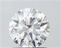 Lab Grown Diamond 1.26 Carats, Round with Ideal Cut, D Color, VVS2 Clarity and Certified by IGI