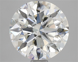 Foto Diamante Natural 2.02 quilates, Redondo , Color J, claridad SI2 y certificado GIA de