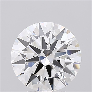 Picture of Lab Grown Diamond 3.29 Carats, Round with Ideal Cut, D Color, IF Clarity and Certified by IGI