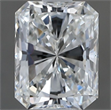 Natural Diamond 0.90 Carats, Radiant with  Cut, G Color, VVS2 Clarity and Certified by GIA