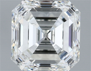 Foto Diamante Natural 1.00 quilates, Asscher , Color H, claridad SI1 y certificado IGI de