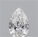 Natural Diamond 0.71 Carats, Pear with  Cut, E Color, VS1 Clarity and Certified by GIA