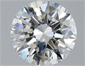 Natural Diamond 2.50 Carats, Round with Excellent Cut, G Color, SI1 Clarity and Certified by GIA