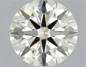 Picture of Natural Diamond 0.62 Carats, Round with Excellent Cut, N Color, VVS1 Clarity and Certified by GIA