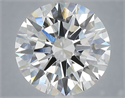 Del inventario de diamantes de laboratorio, 5.10 quilates, Redondo , Color F, claridad VVS2 y certificado IGI