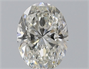 Natural Diamond 1.20 Carats, Oval with  Cut, H Color, VS2 Clarity and Certified by GIA