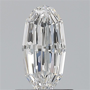 Foto Diamante Natural 0.70 quilates, Ovalado , Color E, claridad VVS2 y certificado GIA de