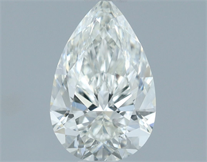 Picture of Natural Diamond 0.71 Carats, Pear with  Cut, H Color, SI1 Clarity and Certified by IGI