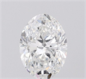 Diamante Natural 0.80 quilates, Ovalado , Color F, claridad SI2 y certificado GIA