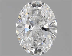 Picture of Natural Diamond 1.01 Carats, Oval with  Cut, D Color, SI2 Clarity and Certified by GIA