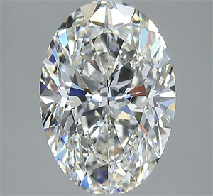 Foto Diamante Natural 3.02 quilates, Ovalado , Color I, claridad SI1 y certificado GIA de