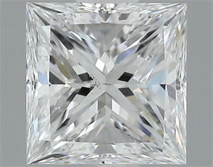 Picture of Natural Diamond 1.50 Carats, Princess with  Cut, D Color, SI1 Clarity and Certified by GIA