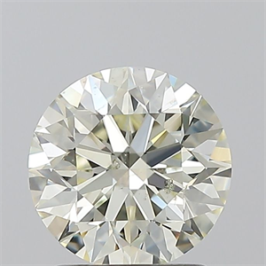 Foto Diamante Natural 1.50 quilates, Redondo , Color N, claridad SI2 y certificado GIA de