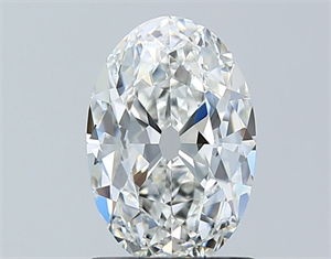 Picture of Natural Diamond 1.20 Carats, Oval with  Cut, G Color, VVS2 Clarity and Certified by GIA