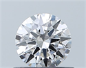 Diamante Natural 0.50 quilates, Redondo , Color D, claridad SI1 y certificado GIA
