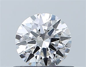 Foto Diamante Natural 0.50 quilates, Redondo , Color D, claridad SI1 y certificado GIA de