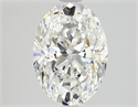 Natural Diamond 1.80 Carats, Oval with  Cut, F Color, VS1 Clarity and Certified by GIA