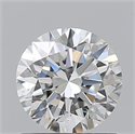 Natural Diamond 1.01 Carats, Round with Excellent Cut, G Color, SI1 Clarity and Certified by GIA
