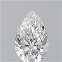 Natural Diamond 1.03 Carats, Pear with  Cut, G Color, VVS1 Clarity and Certified by GIA
