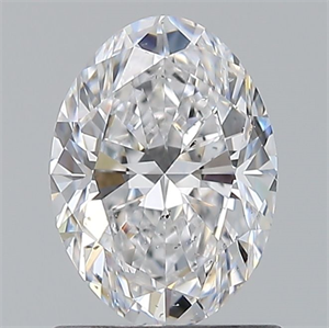 Picture of Natural Diamond 0.90 Carats, Oval with  Cut, D Color, SI2 Clarity and Certified by GIA