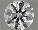 Diamante Natural 0.71 quilates, Redondo , Color I, claridad VVS1 y certificado GIA