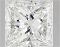 Natural Diamond 6.01 Carats, Princess with  Cut, G Color, VVS2 Clarity and Certified by IGI
