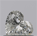 Natural Diamond 0.41 Carats, Heart with  Cut, E Color, VVS1 Clarity and Certified by GIA