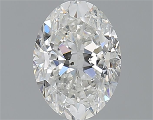 Picture of Natural Diamond 1.20 Carats, Oval with  Cut, H Color, SI2 Clarity and Certified by GIA