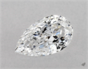 Natural Diamond 1.01 Carats, Pear with  Cut, D Color, VVS2 Clarity and Certified by GIA