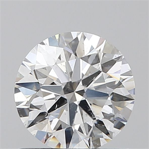 Picture of Natural Diamond 0.70 Carats, Round with Excellent Cut, E Color, SI2 Clarity and Certified by GIA