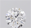 Lab Grown Diamond 1.09 Carats, Round with Ideal Cut, D Color, VVS1 Clarity and Certified by IGI