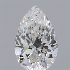Picture of Natural Diamond 0.43 Carats, Pear with  Cut, F Color, VVS2 Clarity and Certified by GIA