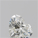 Natural Diamond 0.70 Carats, Heart with  Cut, K Color, VS2 Clarity and Certified by GIA