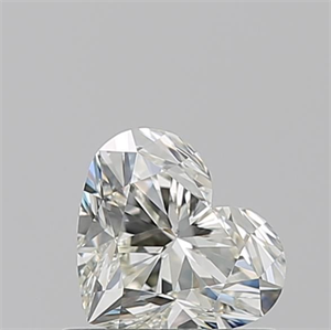 Picture of Natural Diamond 0.70 Carats, Heart with  Cut, K Color, VS2 Clarity and Certified by GIA