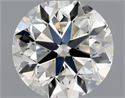 Diamante Natural 0.70 quilates, Redondo , Color I, claridad VVS2 y certificado GIA