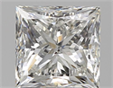 Diamante Natural 1.50 quilates, Princesa , Color H, claridad SI1 y certificado GIA