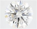 Lab Grown Diamond 4.23 Carats, Round with Ideal Cut, G Color, VS1 Clarity and Certified by IGI