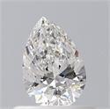 Natural Diamond 0.41 Carats, Pear with  Cut, F Color, VS2 Clarity and Certified by GIA