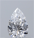 Diamante Natural 0.33 quilates, De pera , Color D, claridad VS2 y certificado GIA