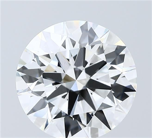Picture of Lab Grown Diamond 8.04 Carats, Round with Ideal Cut, E Color, VVS2 Clarity and Certified by IGI