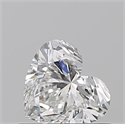 Natural Diamond 0.50 Carats, Heart with  Cut, G Color, VS1 Clarity and Certified by GIA