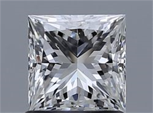 Foto Diamante Natural 1.00 quilates, Princesa , Color F, claridad VS1 y certificado GIA de