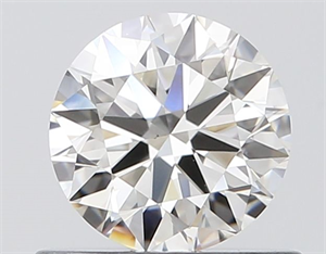 Foto Diamante Natural 0.58 quilates, Redondo , Color H, claridad VS1 y certificado GIA de