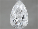 Natural Diamond 0.70 Carats, Pear with  Cut, D Color, SI2 Clarity and Certified by GIA
