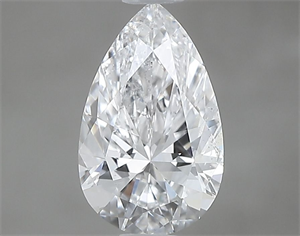 Foto Diamante Natural 0.70 quilates, De pera , Color D, claridad SI2 y certificado GIA de