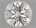 Natural Diamond 0.57 Carats, Round with Excellent Cut, G Color, SI1 Clarity and Certified by GIA