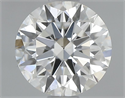 Natural Diamond 0.80 Carats, Round with Excellent Cut, H Color, SI1 Clarity and Certified by GIA