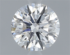 Foto Diamante Natural 0.57 quilates, Redondo , Color E, claridad SI1 y certificado GIA de